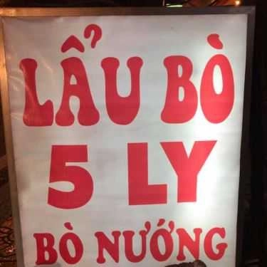 Tổng hợp- Quán Nhậu 5 Ly - Lẩu Bò & Bò Nướng