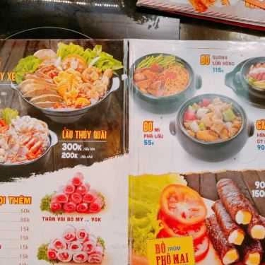 Thực đơn- Quán Nhậu Lẩu Bò Sài Gòn Vivu - Vincom Lê Văn Việt