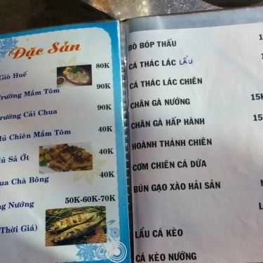 Thực đơn- Quán Nhậu Lẩu Cá Đuối - Bến Bình Đông