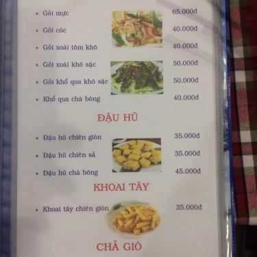 Thực đơn- Quán Nhậu Lẩu Cá Kèo 3 Dụm