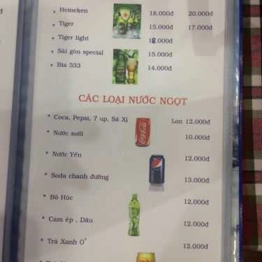Thực đơn- Quán Nhậu Lẩu Cá Kèo 3 Dụm