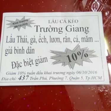 Tổng hợp- Quán Nhậu Trường Giang - Lẩu Cá Kèo & Lẩu Rắn