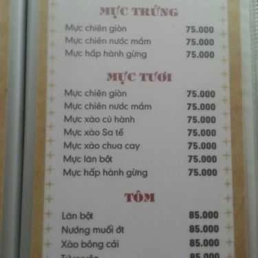 Thực đơn- Quán Nhậu Bê Thui & Lẩu Dê - Nhậu Bình Dân