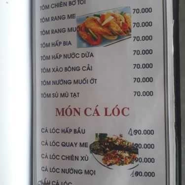 Thực đơn- Quán Nhậu Lẩu Dê An Bình - Lê Văn Lương