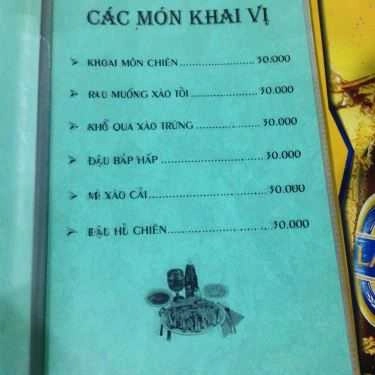 Thực đơn- Quán Nhậu Lẩu Dê Minh Tuấn 2