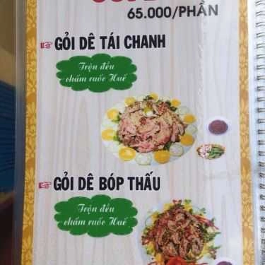 Thực đơn- Quán Nhậu Lẩu Dê Vinh Râu