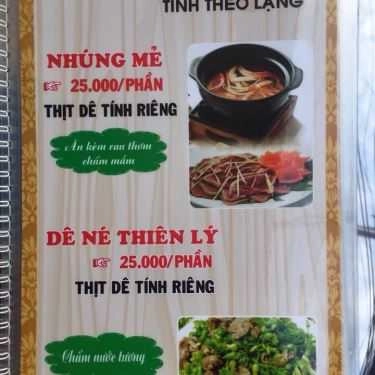 Thực đơn- Quán Nhậu Lẩu Dê Vinh Râu