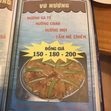 Thực đơn- Quán Nhậu Lẩu Dê Vườn Gấu Kiên Giang