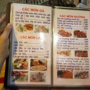 Thực đơn- Quán Nhậu Quán Hồng 115 - Lẩu & Nướng