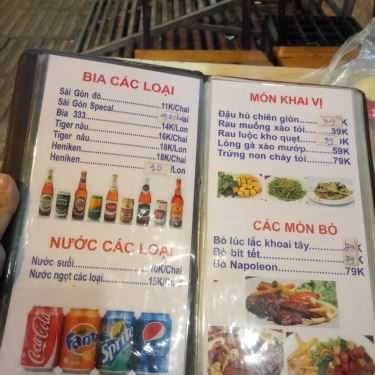 Thực đơn- Quán Nhậu Quán Hồng 115 - Lẩu & Nướng