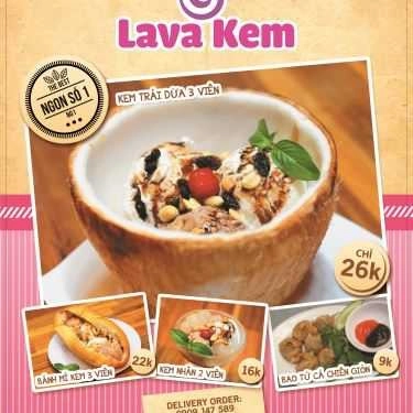 Thực đơn- Ăn vặt Lava Kem - Kem Dừa, Kem Nhãn & Xiên Que