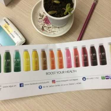 Thực đơn- Cafe Le Jus - Nước Ép Trái Cây - Saigon Centre