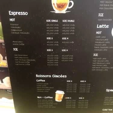 Thực đơn- Tiệm Bánh Le Petit Roland - Cafe & Bánh Pháp
