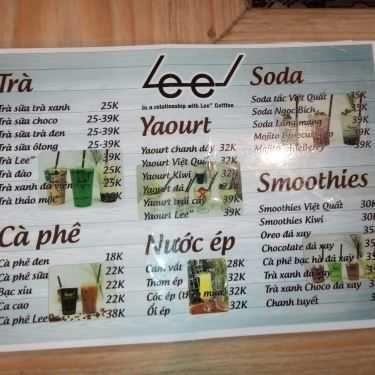 Thực đơn- Lee Coffee - Nguyễn Thị Đặng