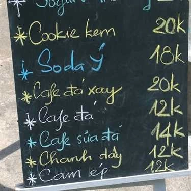 Thực đơn- Cafe Like Take Away