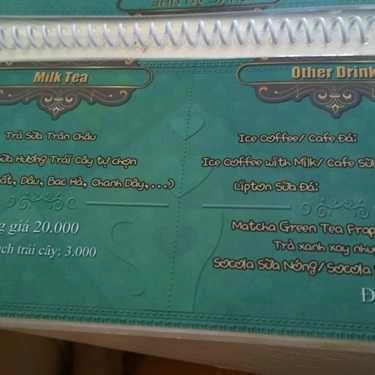 Thực đơn- Cafe Like Take Away