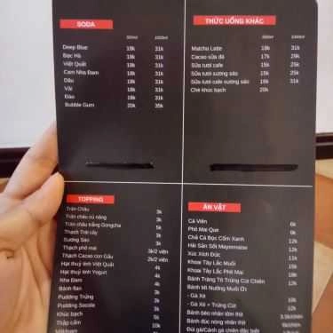 Thực đơn- Cafe Piti House - Ice Cream & Milk Tea