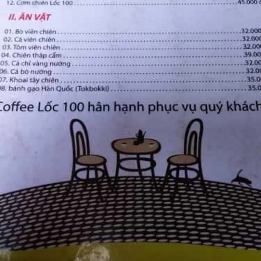 Thực đơn- Lốc 100 Coffee
