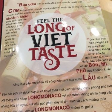 Tổng hợp- Nhà Hàng Long Monaco - Vạn Hạnh Mall