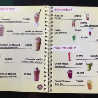Thực đơn- Lốp Coffee - Nguyễn Cửu Đàm
