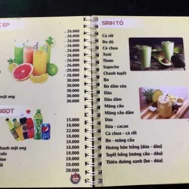 Thực đơn- Lốp Coffee - Nguyễn Cửu Đàm