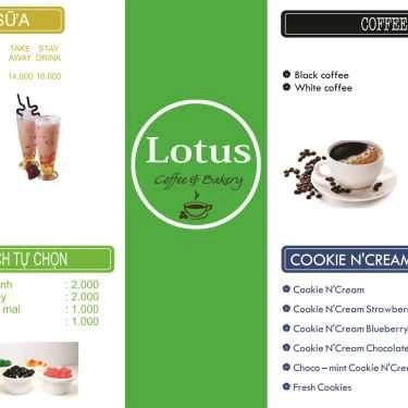 Thực đơn- Lotus Coffee