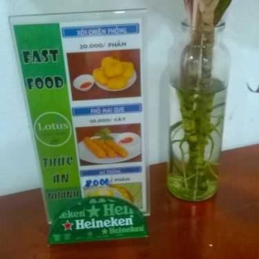 Thực đơn- Lotus Coffee