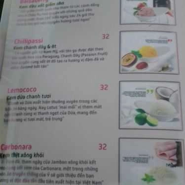 Thực đơn- Lotus - Cafe Sân Vườn