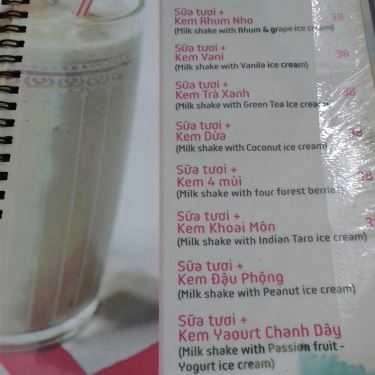Thực đơn- Lotus - Cafe Sân Vườn