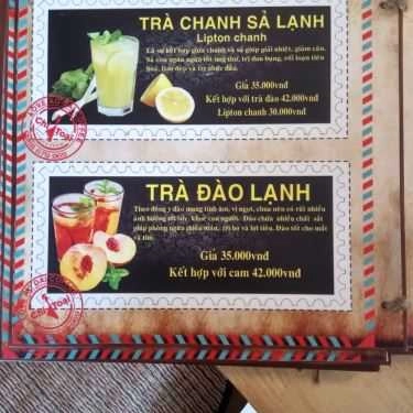 Thực đơn- Chí Toại - Love Áo Dài Coffee