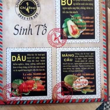 Thực đơn- Chí Toại - Love Áo Dài Coffee