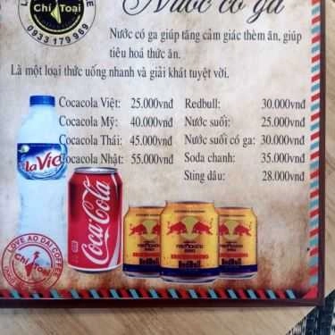 Thực đơn- Chí Toại - Love Áo Dài Coffee