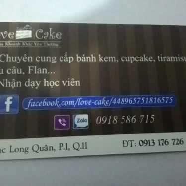 Tổng hợp- Tiệm Bánh Love Cake - Bánh Kem & Cupcake