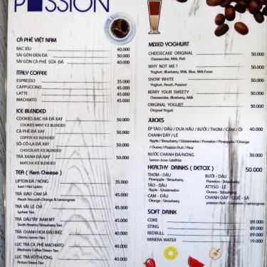 Tổng hợp- Cafe La Passion Kafe & Tea