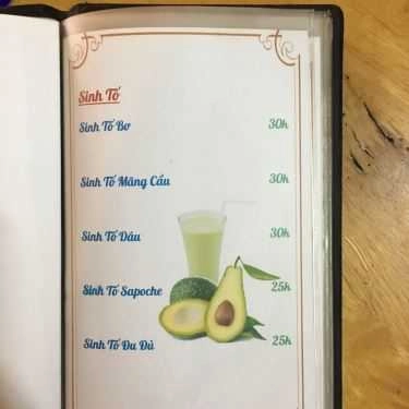 Thực đơn- Lucky Coffee - Tây Thạnh