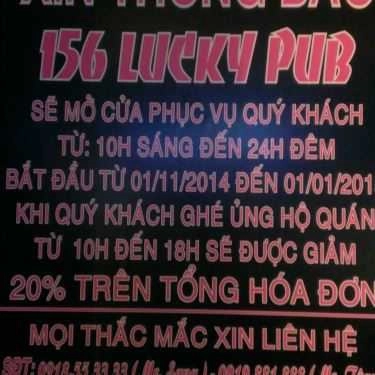 Tổng hợp- Bar Lucky Pub - Lê Văn Thọ