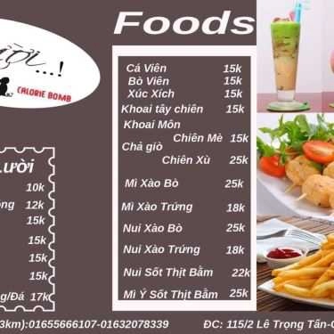 Thực đơn- Cafe Lười - Sinh Tố & Trà Sữa