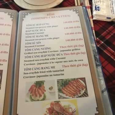 Thực đơn- Quán Nhậu Lương Sơn Quán - Bò Tùng Xẻo