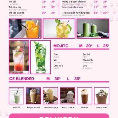Thực đơn- Ăn vặt Lyho - Tea & Milktea Takeaway