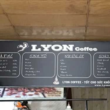 Thực đơn- Lyon Coffee - Hương Lộ 2