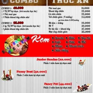 Thực đơn- M-A Coffee