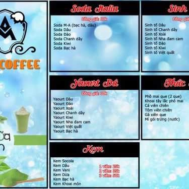 Thực đơn- M-A Coffee