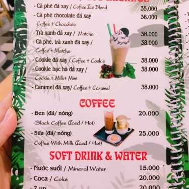 Thực đơn- Cafe Macarena - Juice, Tea & More