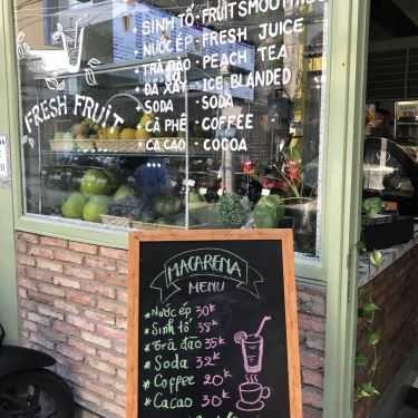 Thực đơn- Cafe Macarena - Juice, Tea & More