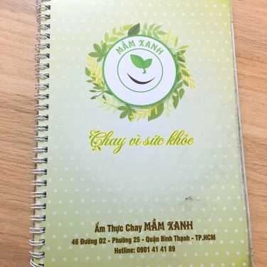 Thực đơn- Quán Ăn Mầm Xanh - Ẩm Thực Chay