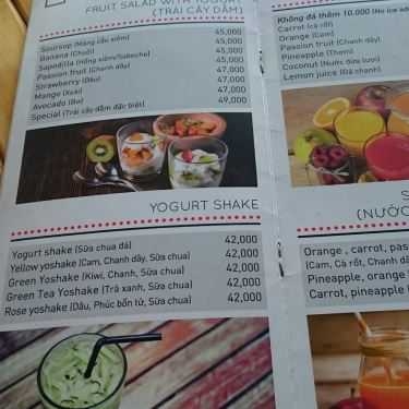 Thực đơn- Cafe Mamma Mia Caffe