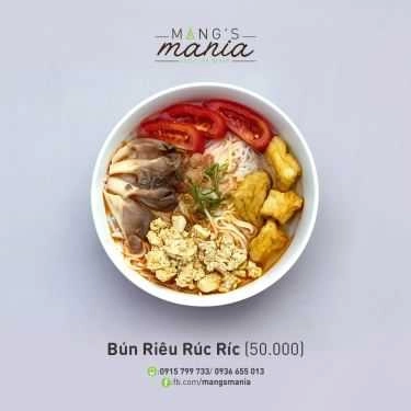 Thực đơn- Măng's Mania - Món Chay & Sữa Ngũ Cốc - Shop Online