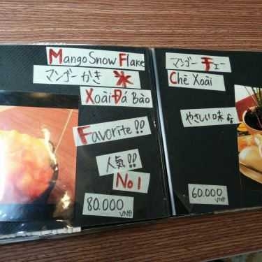 Thực đơn- Mango Cafe Xoai Xoai - Thủ Khoa Huân
