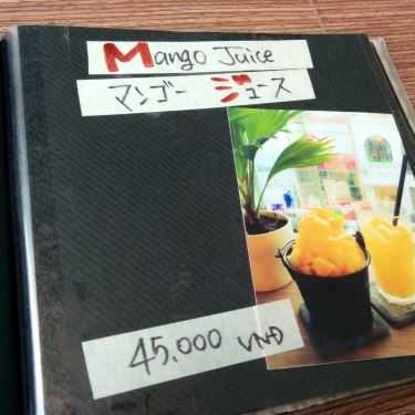 Thực đơn- Mango Cafe Xoai Xoai - Thủ Khoa Huân