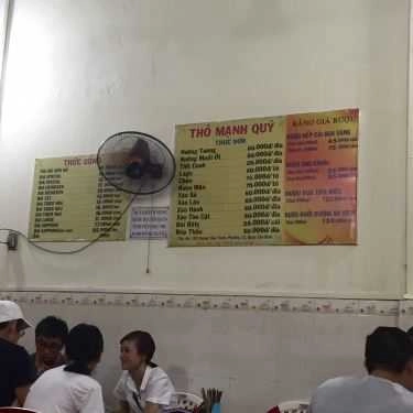 Thực đơn- Mạnh Quý - Thịt Thỏ & Quán Nhậu